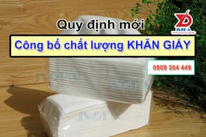 công bố chất lượng khăn giấy