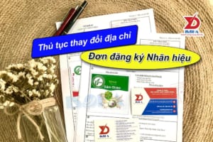 thay đổi địa chỉ trên đơn đăng ký nhãn hiệu