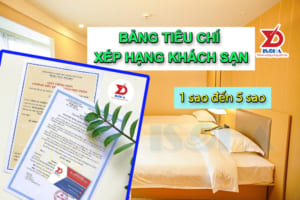 tiêu chí xếp hạng khách sạn 1 sao 2 sao 3 sao 4 sao 5 sao