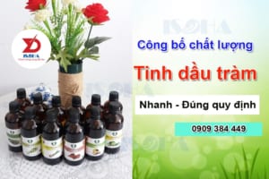 công bố chất lượng tinh dầu tràm