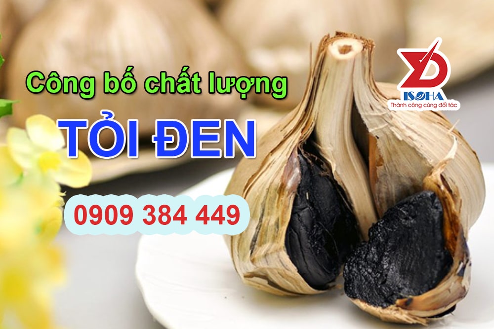 công bố chất lượng tỏi đen