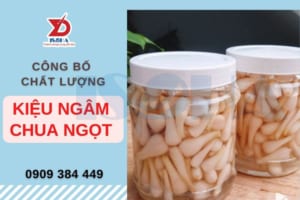 công bố chất lượng kiệu ngâm chua ngọt