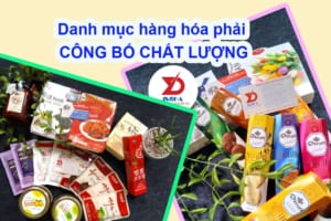 Danh mục hàng hóa phải công bố tiêu chuẩn chất lượng