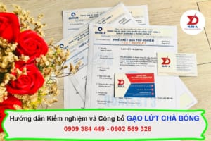 kiểm nghiệm gạo lứt chà bông, công bố gạo lứt chà bông nhanh đúng quy định giá rẻ