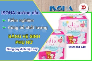 kiểm nghiệm và công bố băng vệ sinh phụ nữ