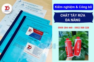 kiểm nghiệm và công bố chất tẩy rửa đa năng