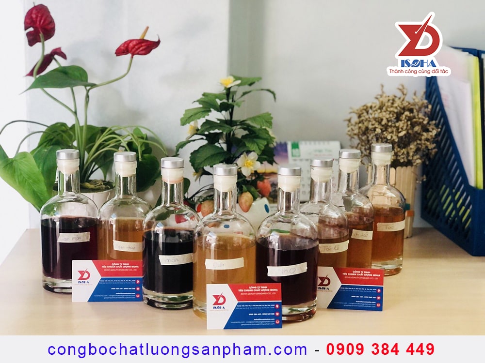 kiểm nghiệm và công bố sản phẩm rượu trái cây