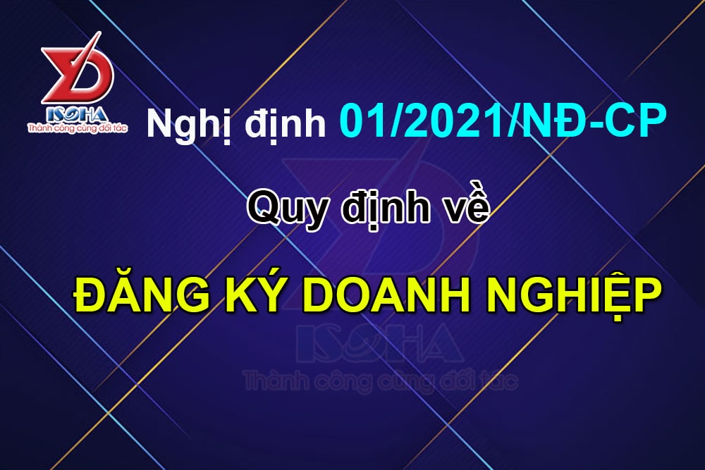 nghị định 01/2021 về đăng ký doanh nghiệp