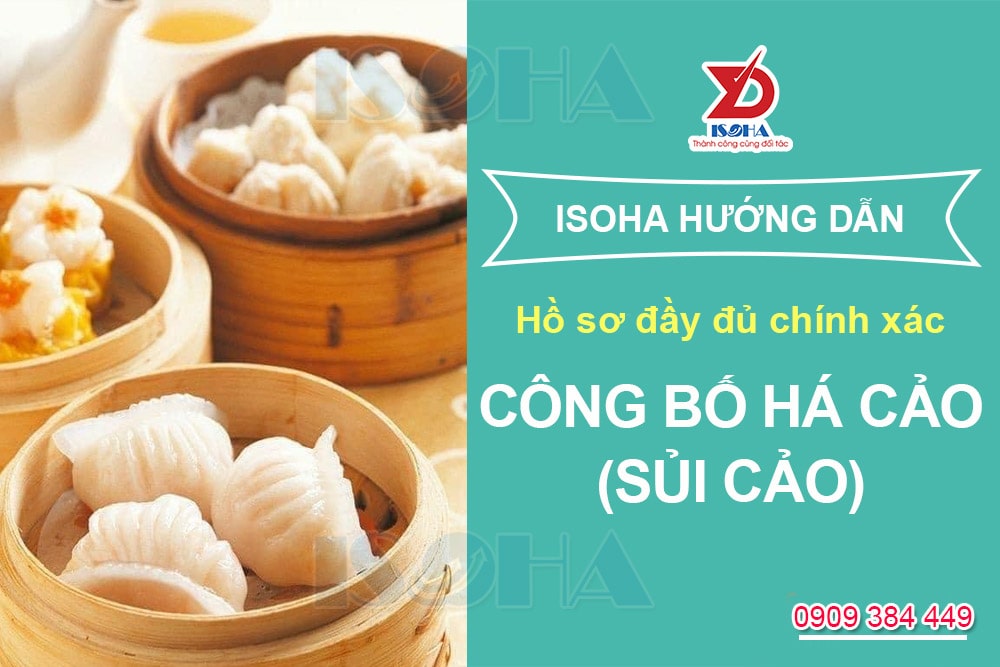 Công bố chất lượng há cảo sủi cảo