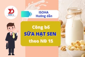 Tự công bố sữa hạt sen