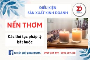 Điều kiện sản xuất kinh doanh nến thơm