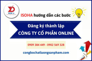 đăng ký thành lập công ty cổ phần online