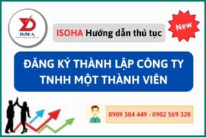 Quy trình đăng ký thành lập công ty TNHH một thành viên