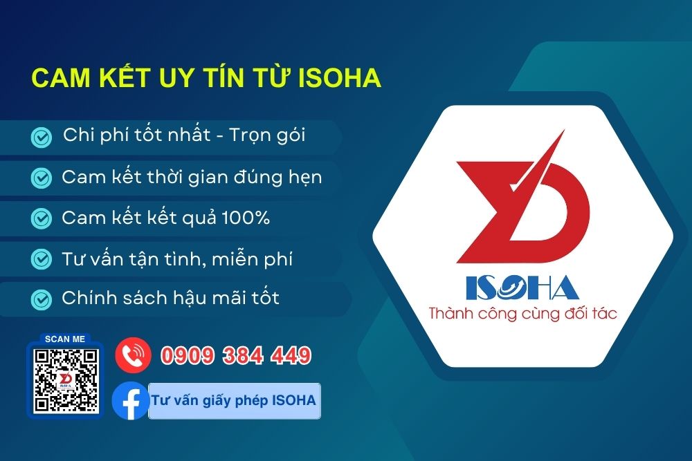 Cam kết uy tín từ ISOHA