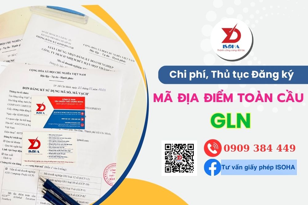 Chi phí thủ tục đăng ký mã GLN