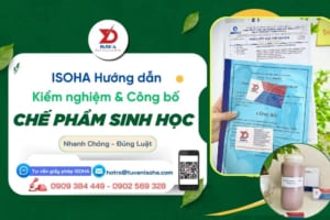 Thủ tục Công bố chất lượng CHẾ PHẨM SINH HỌC đúng luật