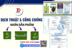 Dịch vụ DỊCH THUẬT và CÔNG CHỨNG nhãn sản phẩm